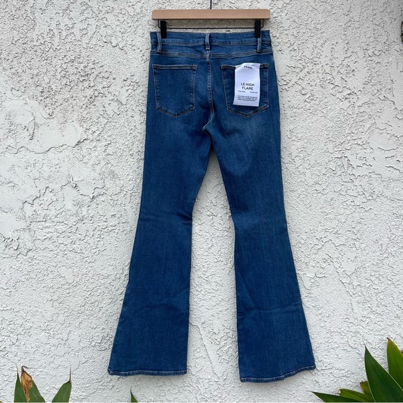 Frame - Le High Flare in Sunfaded Rips - Picture 5 of 6